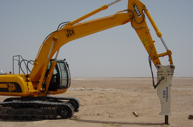 Demolition by Hydraulic Breaker