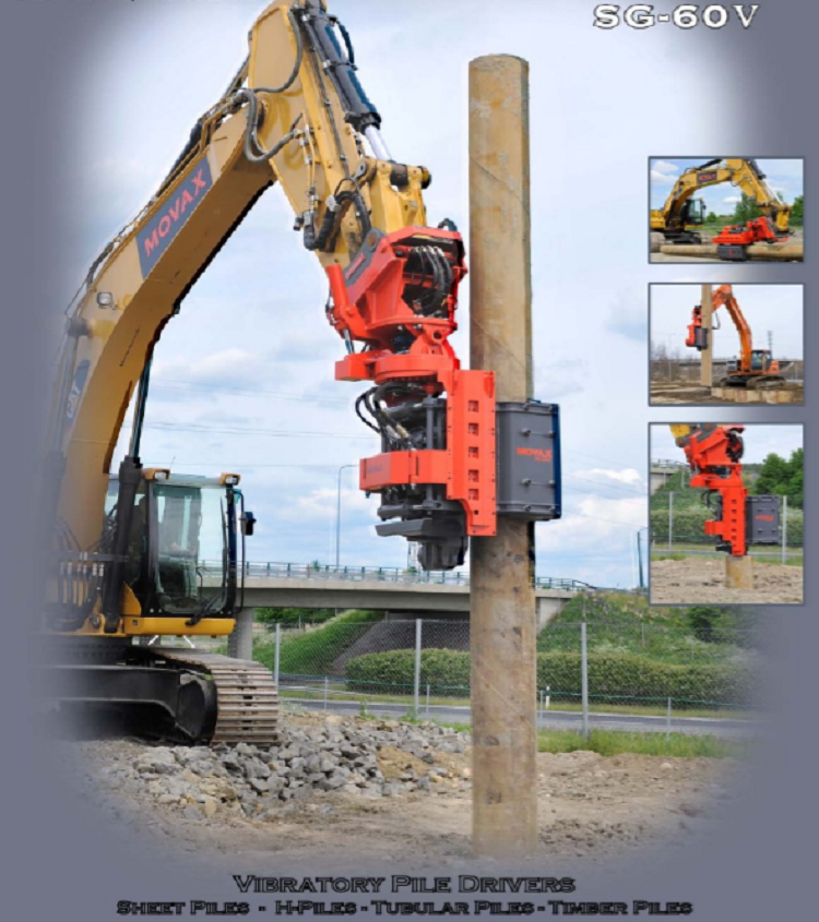 movax vibratory pile drivers
